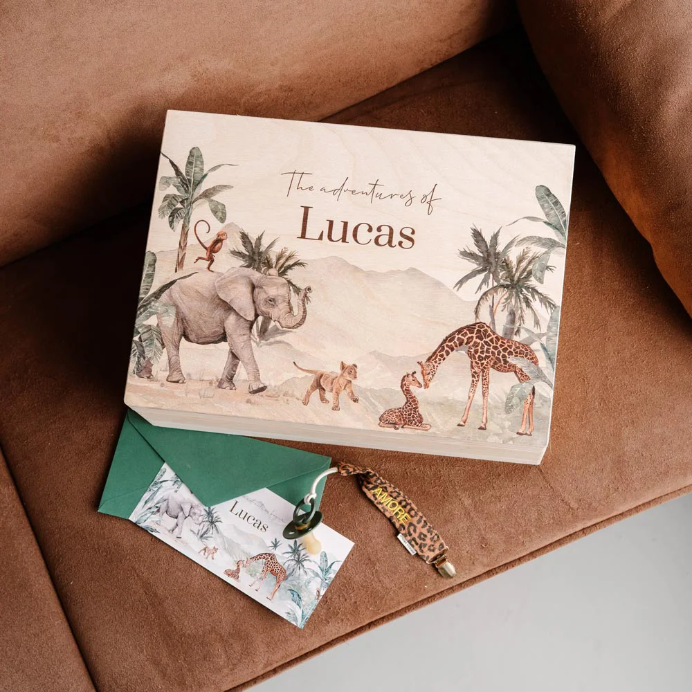 Inspiratie houten memoryboxl