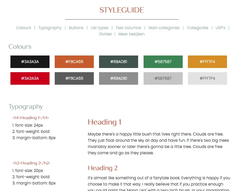 Styleguide