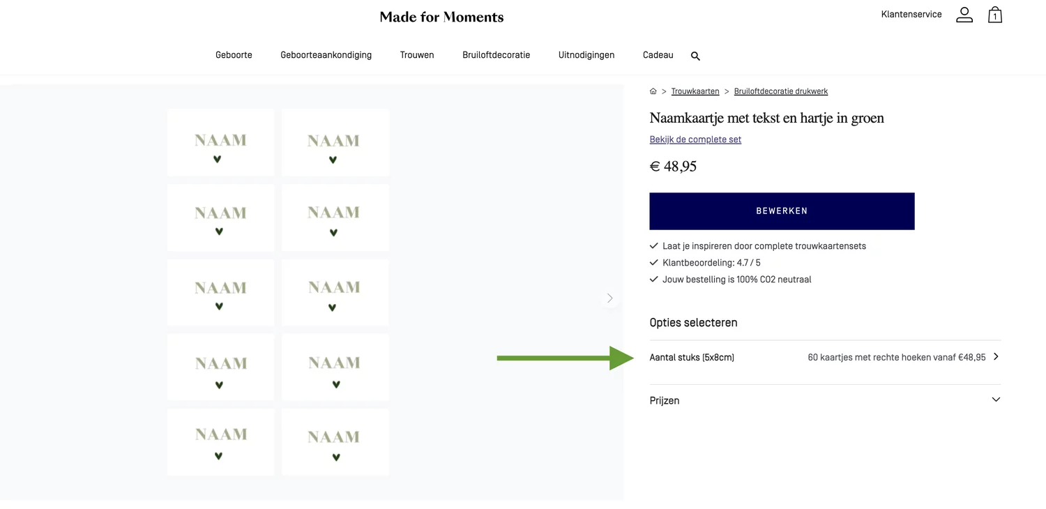 Naamkaartjes