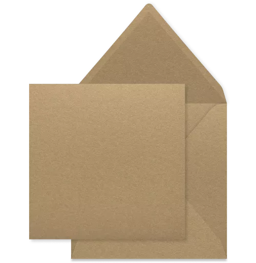 Antiek goud envelop