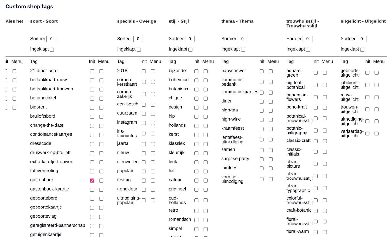 tags gastenboek
