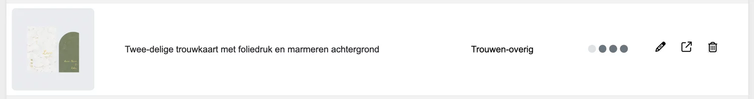 Kaart opslaan op de site