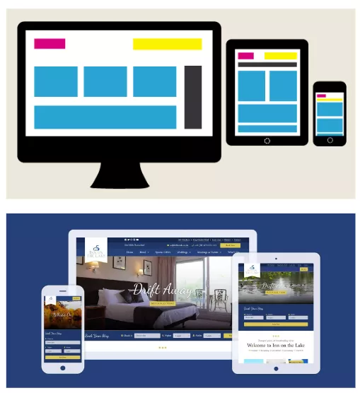Mobiel en dekstop ontwerp