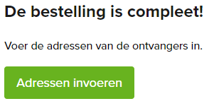 Adressen invoeren