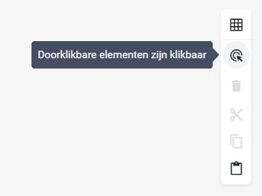 Doorklikbare elementen klikbaar