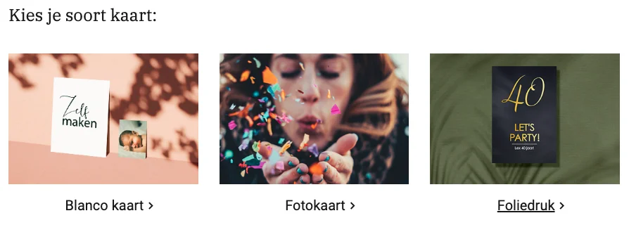 Zelfmaken pagina