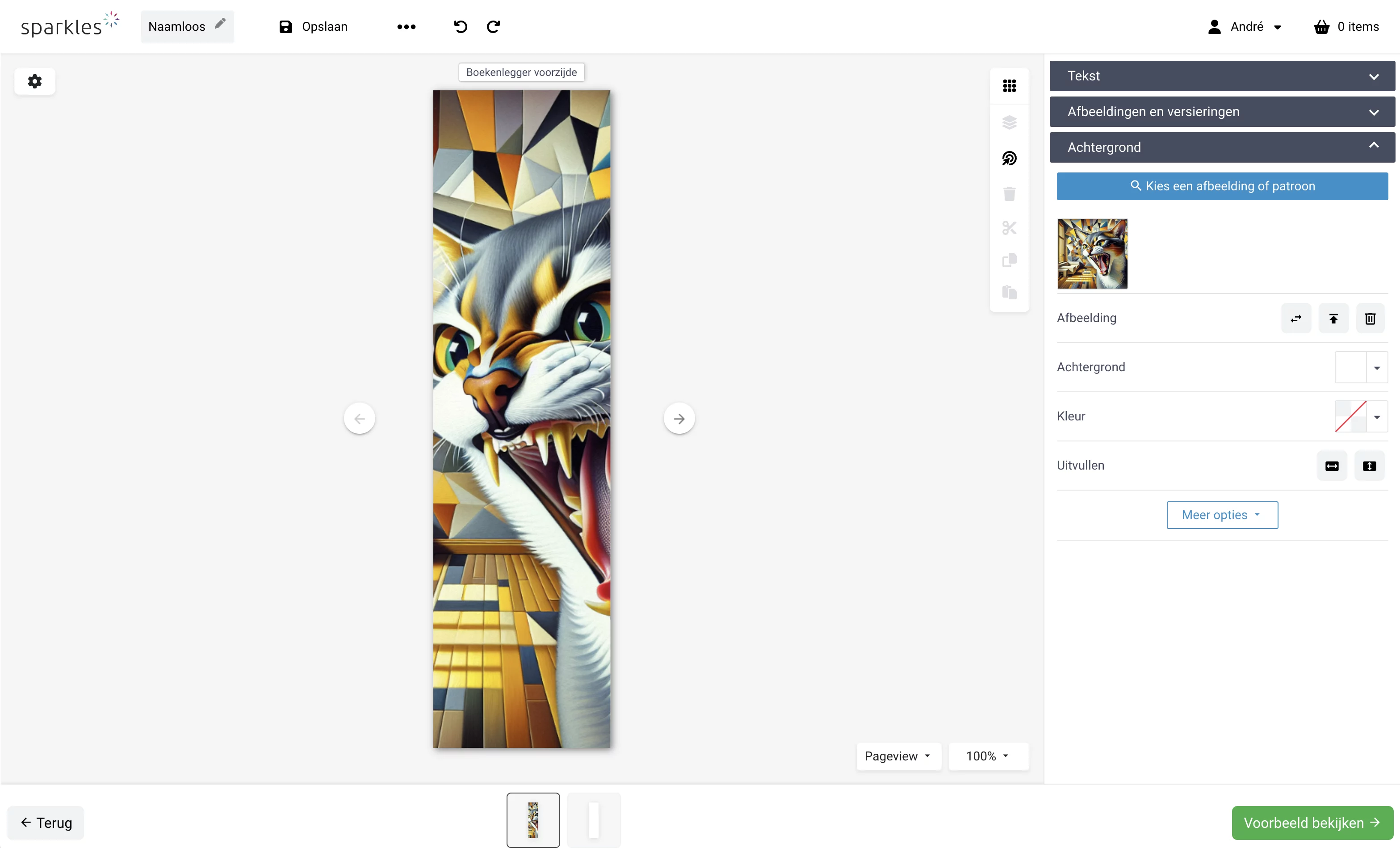 Voorbeeld Editor