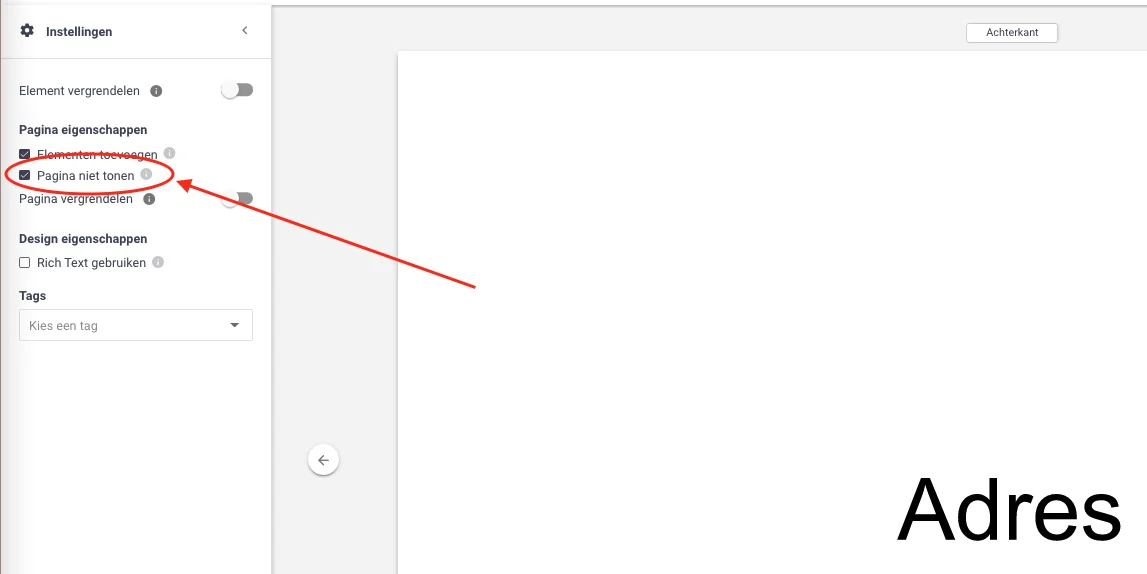 Eigenschappen Editor