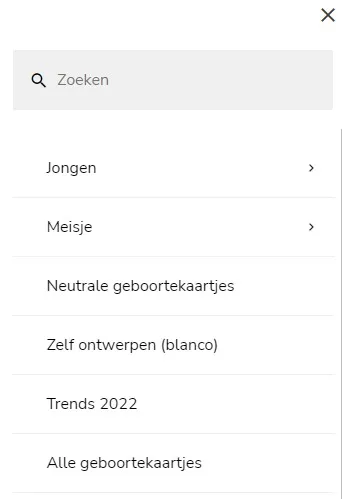 Voorbeeld hamburgermenu