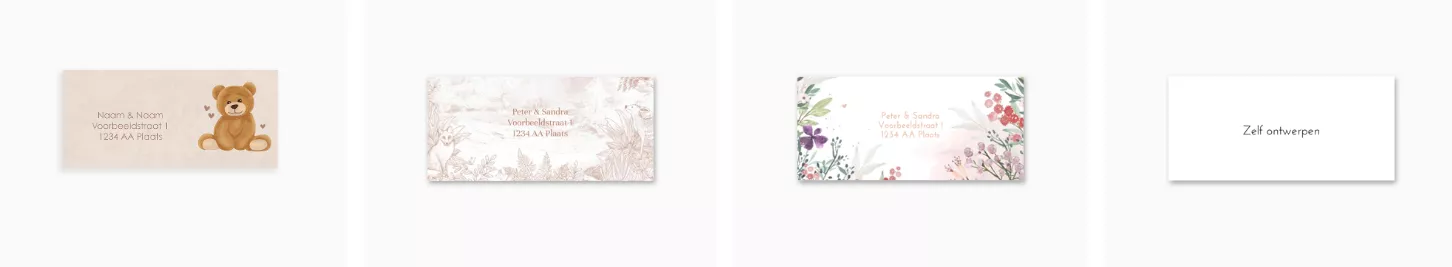 Adressticker inspiratie