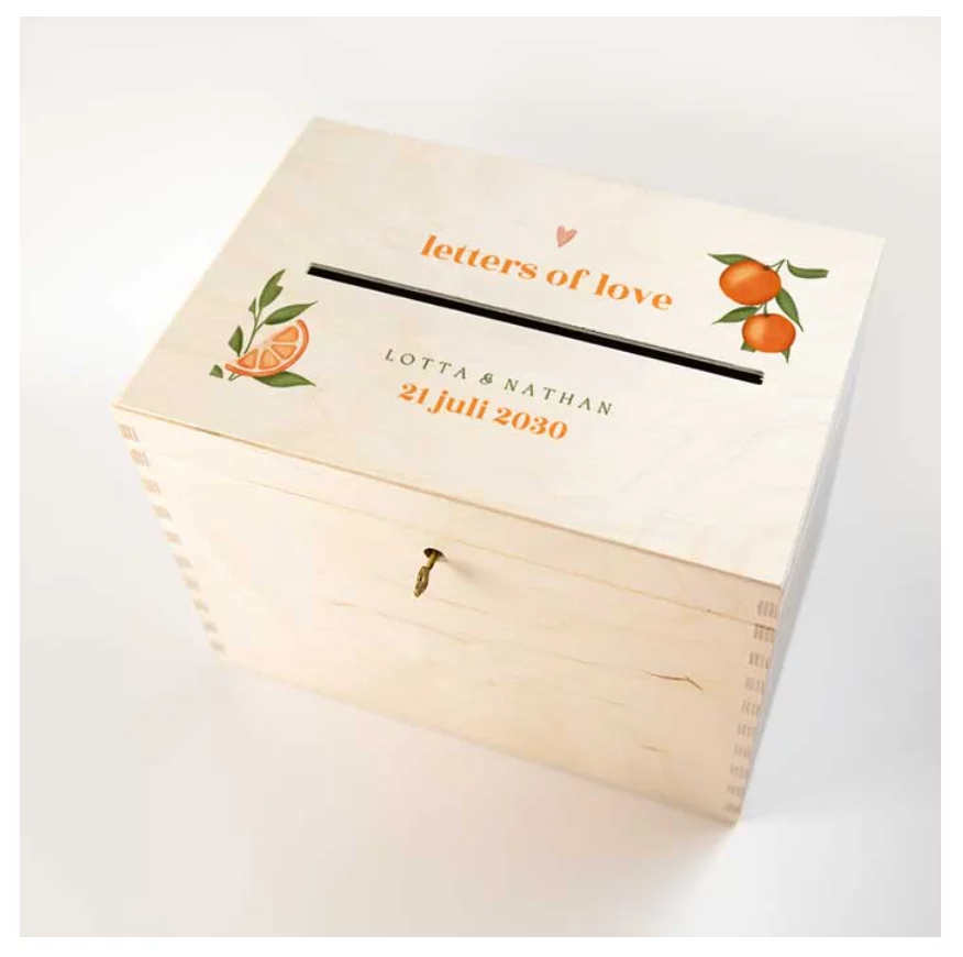 Inspiratie houten enveloppen kist