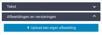 Kaart ontwerpen in de editor