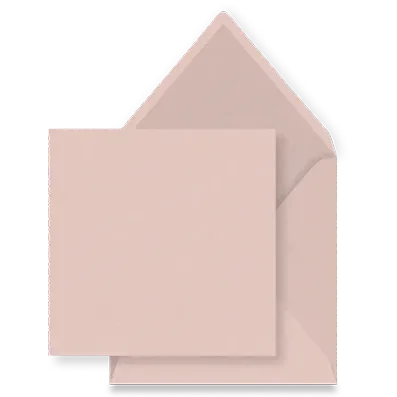 Metalic blush envelop