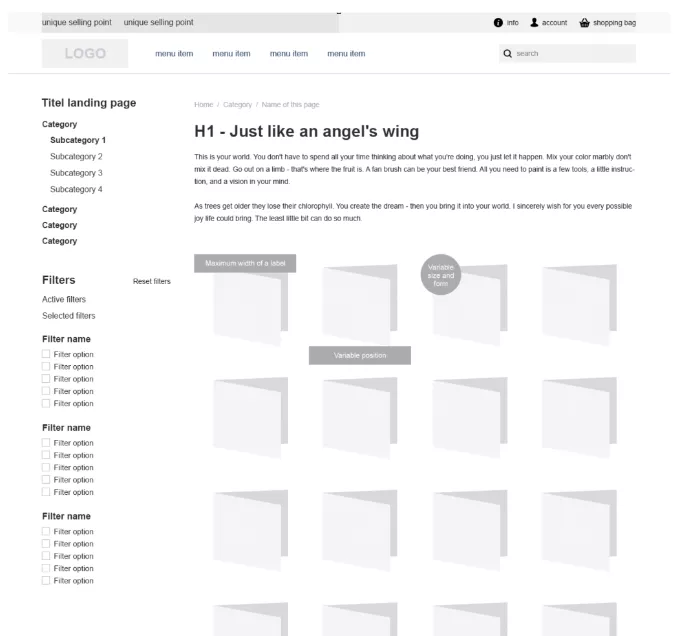 PLP template