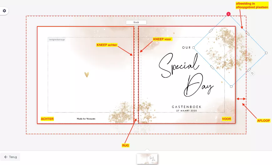 Spread gastenboek
