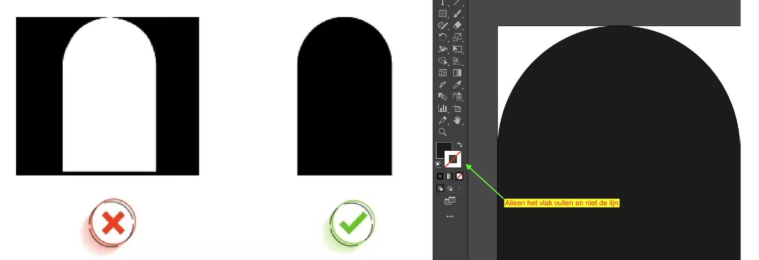 Stanskaart in de editor maken