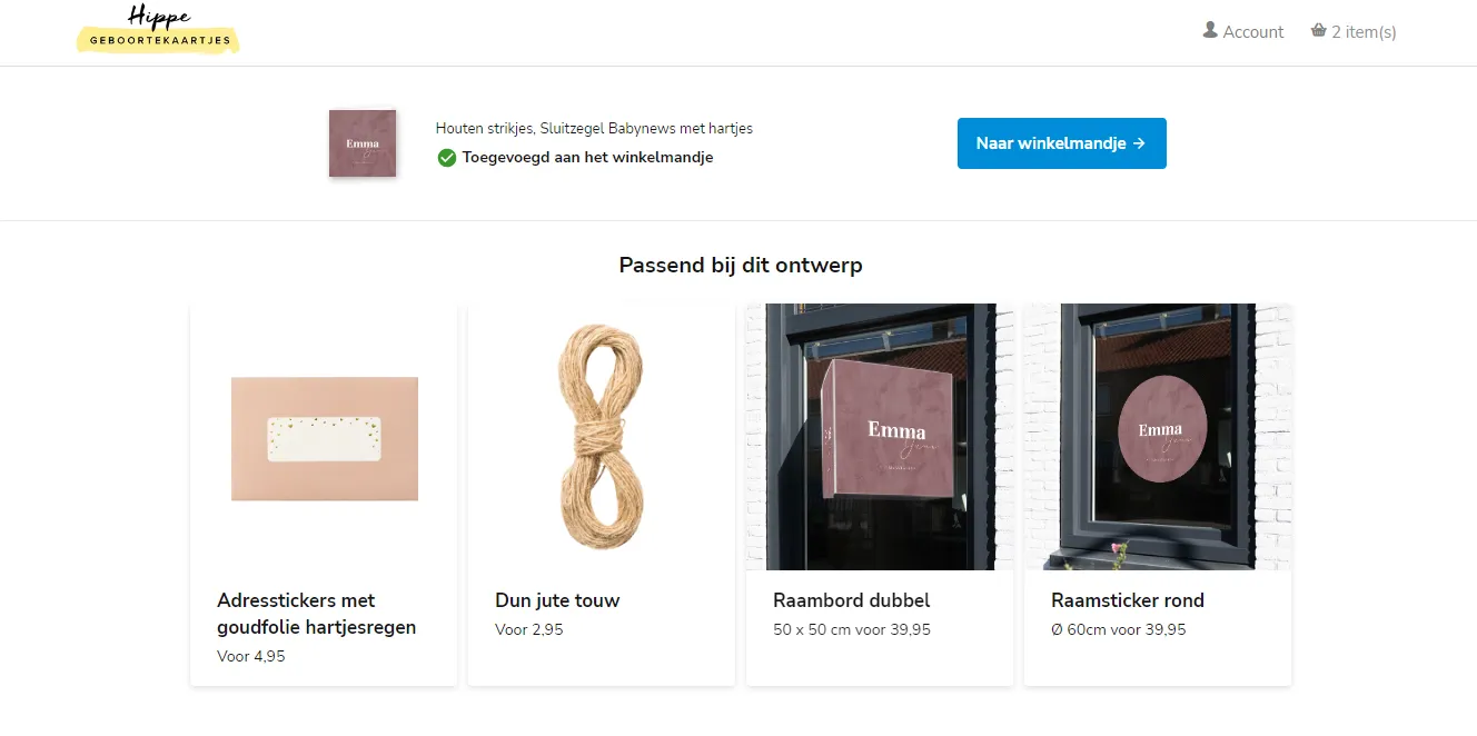 upsell producten