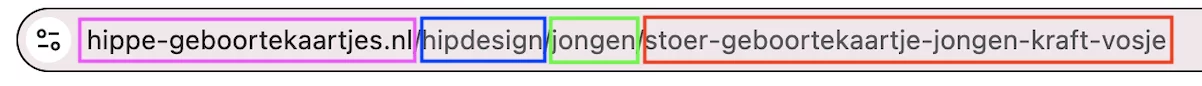 Url van de kaart invullen