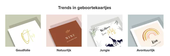 Voorbeeld grid hippe-geboortekaartjes.nl