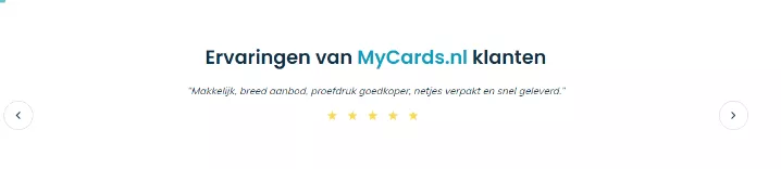 Voorbeeld swiper mycards.nl