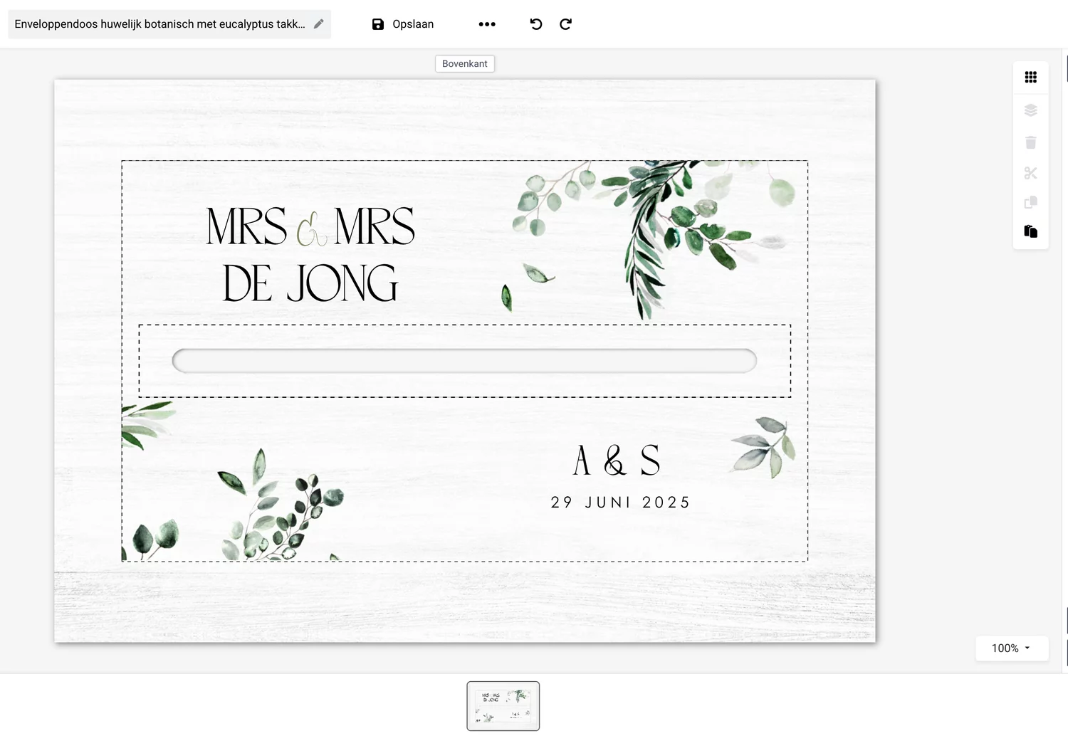Enveloppenkist editor